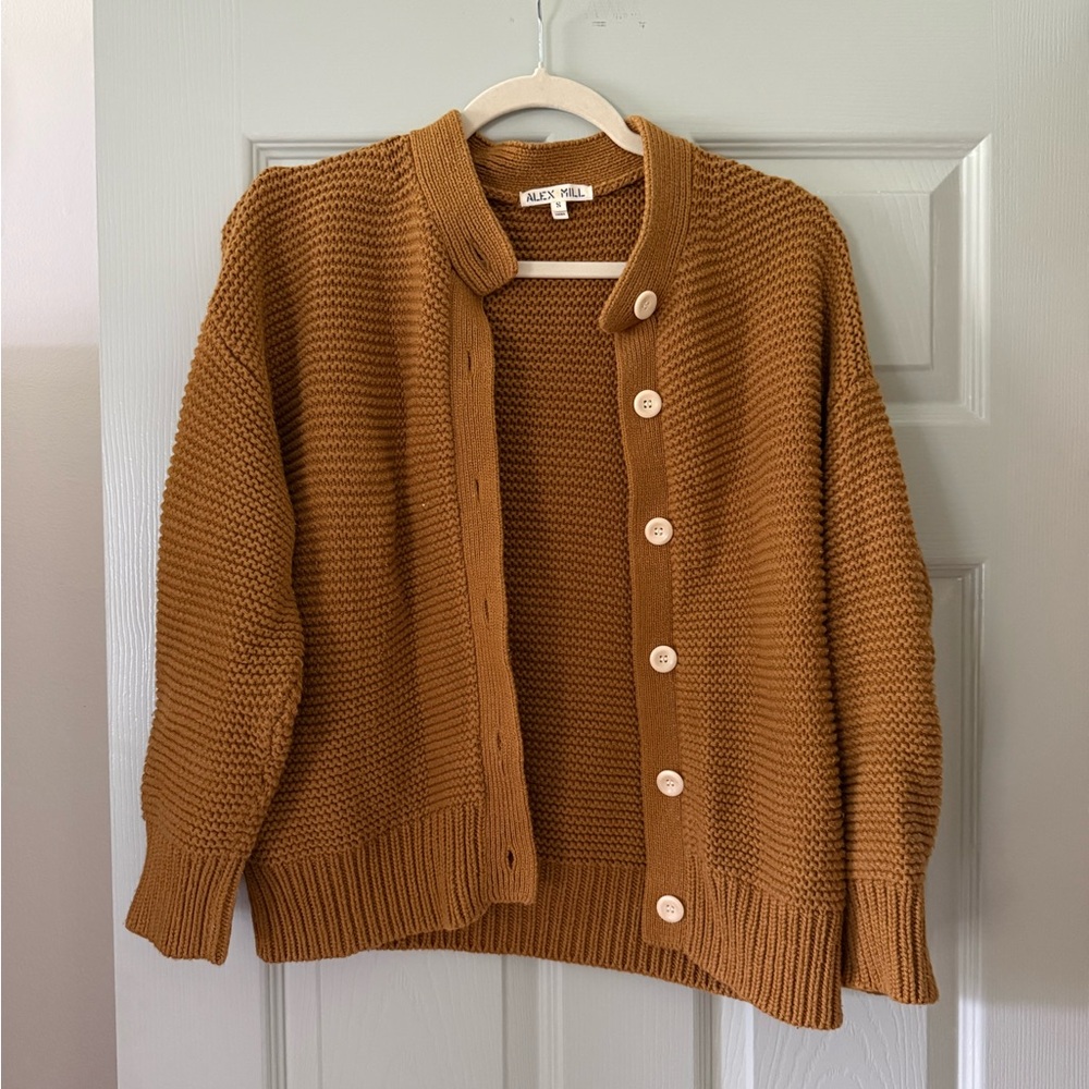Alex Mill Nico Chunky Cotton Cardigan